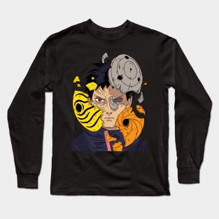 Obito Mask Anime Fanart Long Sleeve T-Shirt